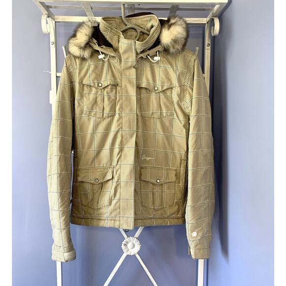 Orage eomsns ski jacket furry removable hood water proof insulated M - Picture 1 of 16